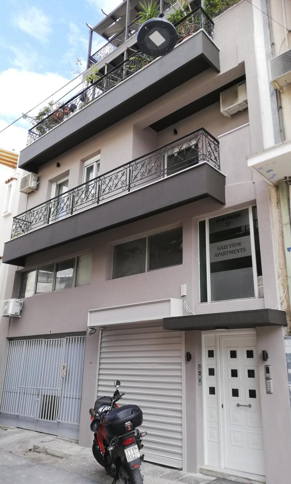 Gazi View Apartments #1 Афины Экстерьер фото