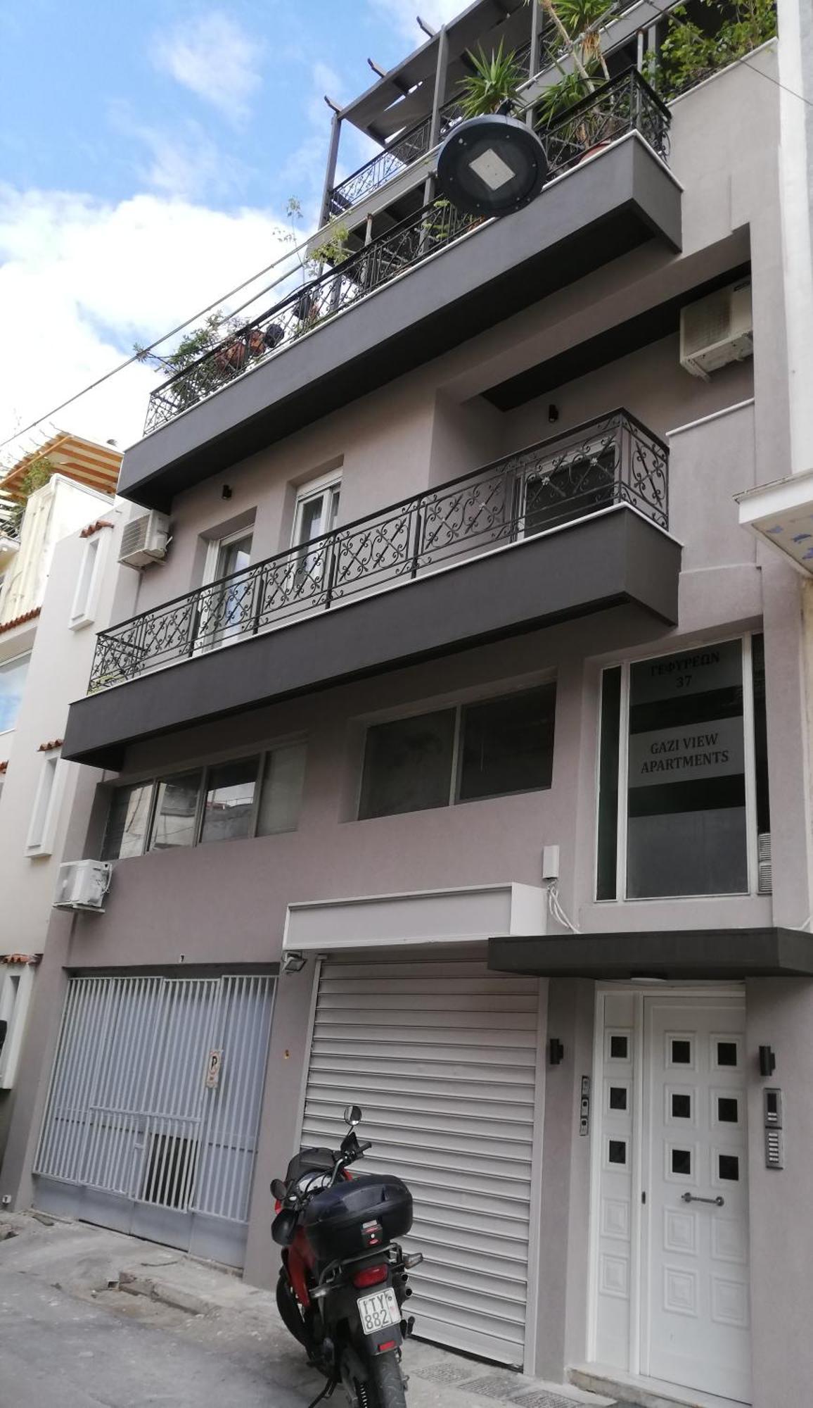 Gazi View Apartments #1 Афины Экстерьер фото